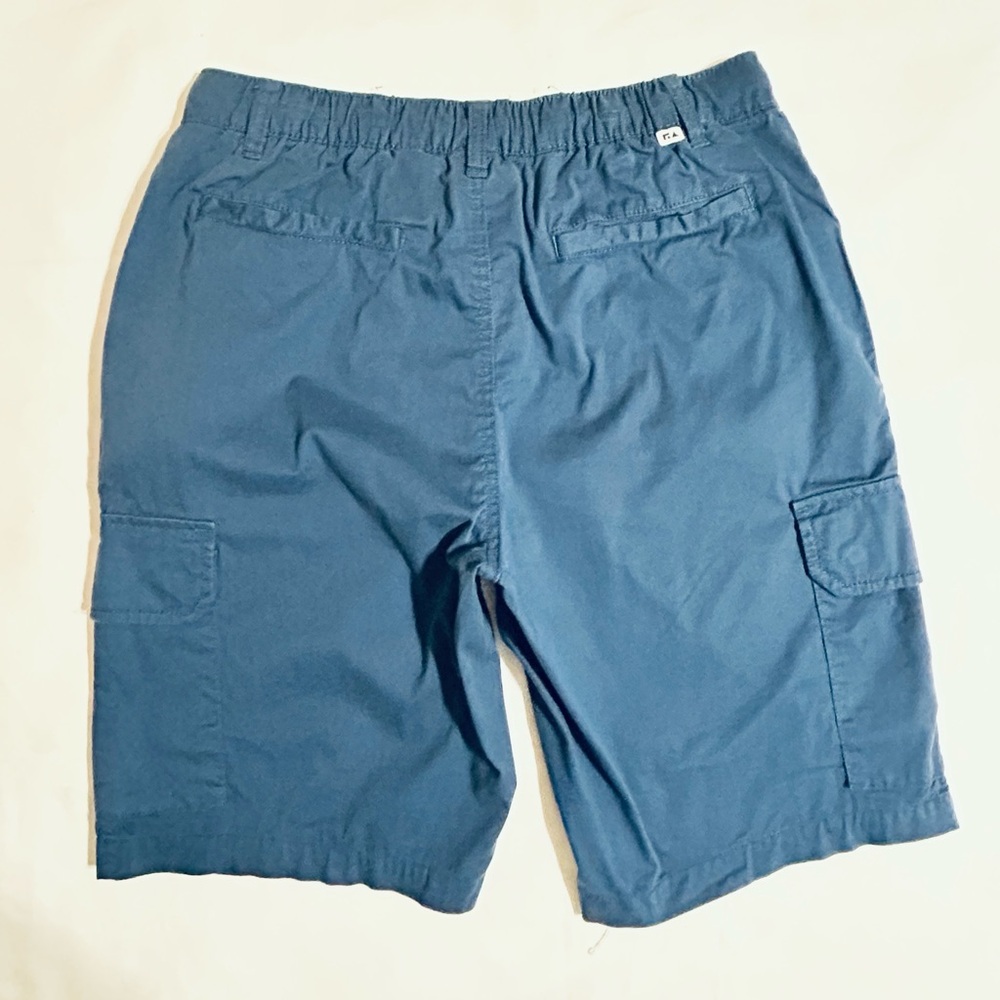 Men's Free Assembly Navy Blue Cargo Shorts W/Drawstring - Picture 8 of 10